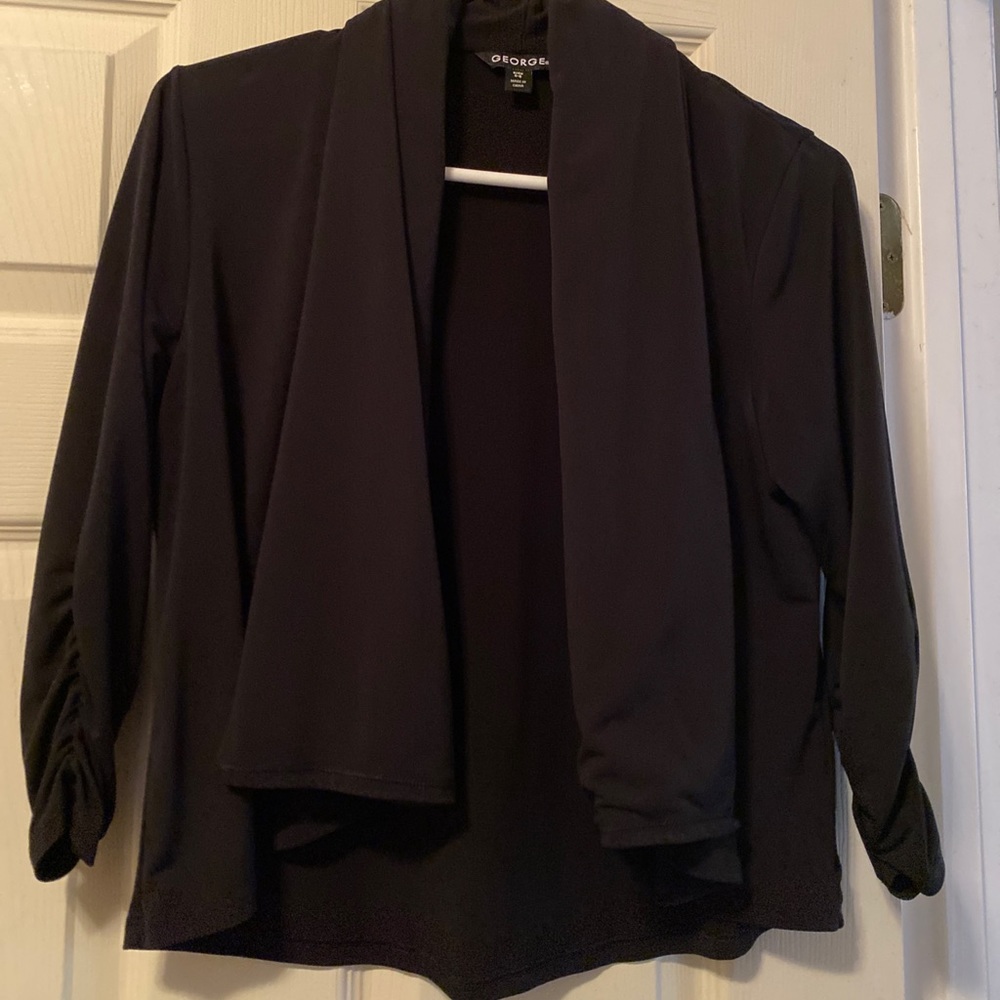 George Black Cardigan- mid-length size small (4-6) - Picture 1 of 2